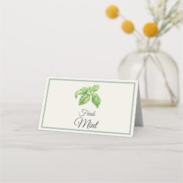 Carte De Placement Fresh Mint Mimosa Bar Table Cards