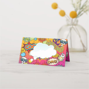 CARTE DE PLACEMENT GEEK NERD MARIAGE DE CARNET