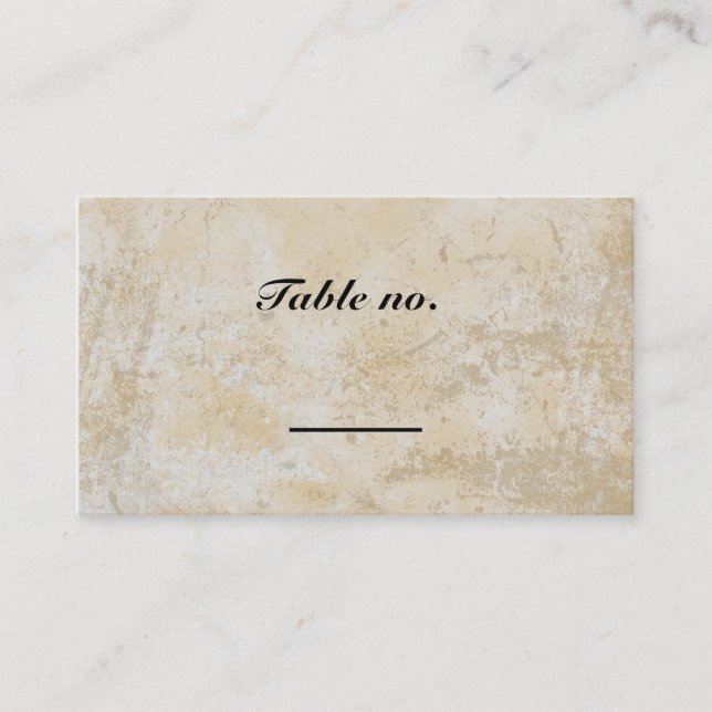 Carte De Placement Gold Embossed Look Steamunk (Devant)