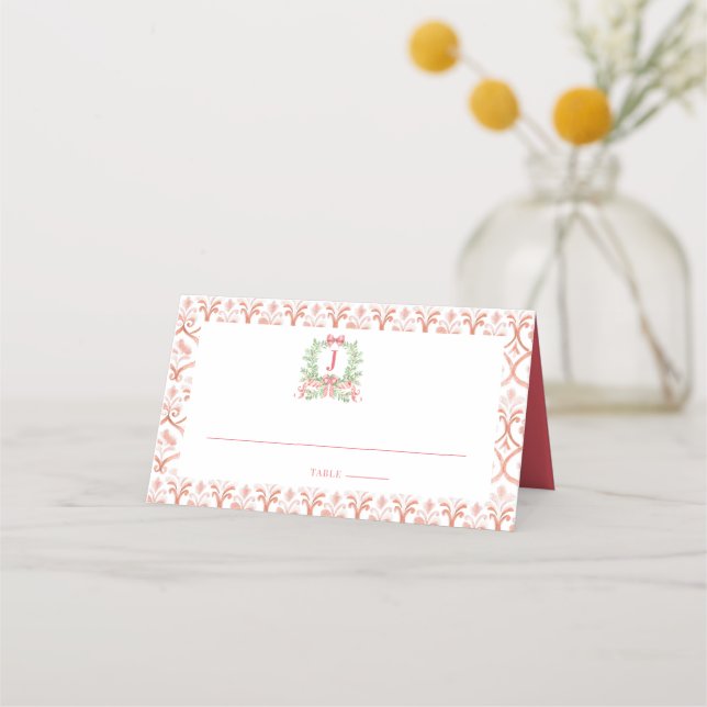 Carte De Placement Grandmillennial Christmas  (Devant)