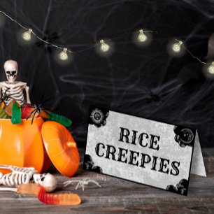 Carte De Placement Halloween & Gothic Spirit Board Plié Étiquette ali