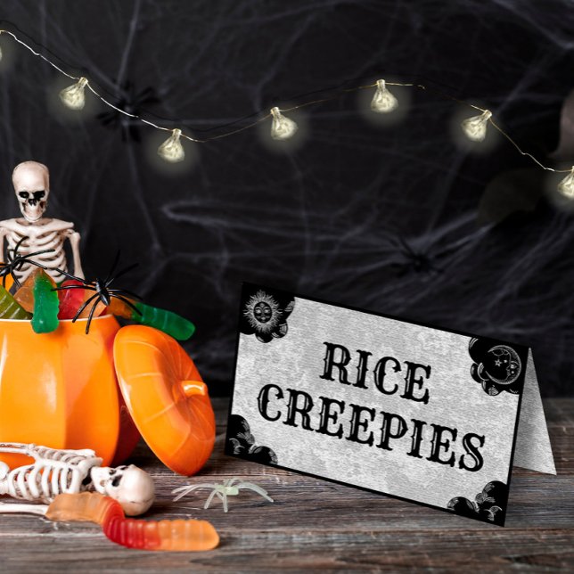 Carte De Placement Halloween & Gothic Spirit Board Plié Étiquette ali (Créateur téléchargé)