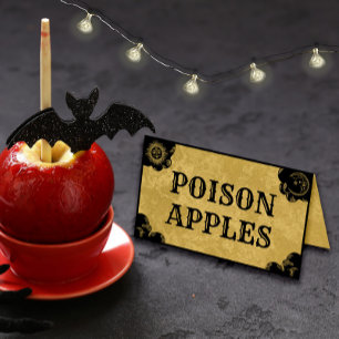 Carte De Placement Halloween Spirit Board Gothic Fold Étiquette alime