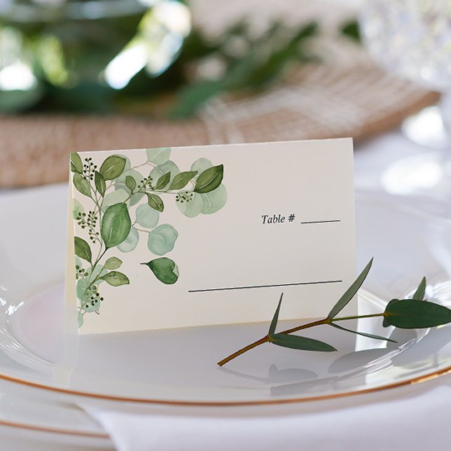 Carte De Placement Hedera | Ivy feuille Sage table Place Card (Créateur téléchargé)