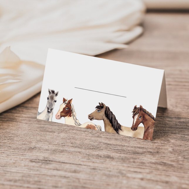 Carte De Placement Horse Fill in  (Créateur téléchargé)