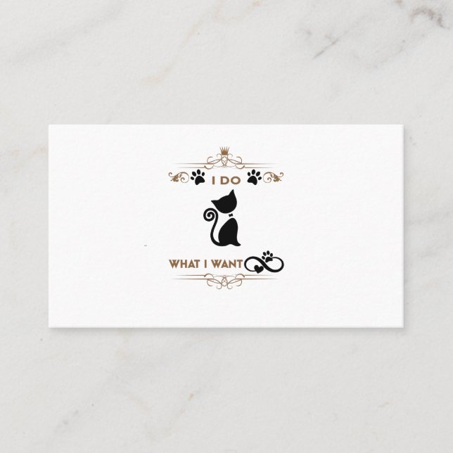 Carte De Placement je fais ce que je veux (Devant)