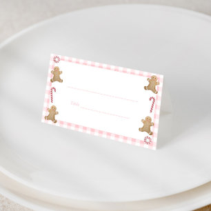 Carte De Placement Jours fériés Noël Cookie Swap Buffet Alimentation 