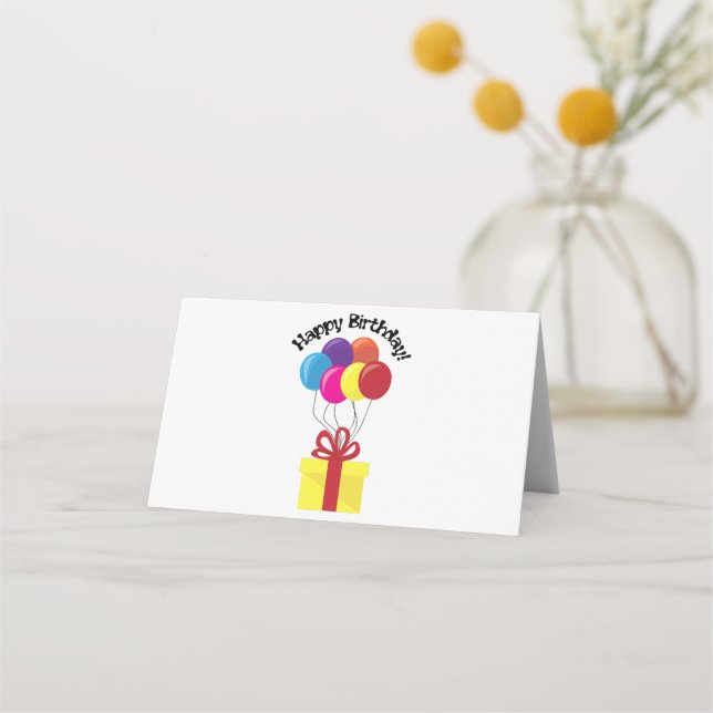 Carte De Placement Joyeux anniversaire ! (Devant)