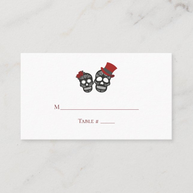Carte De Placement Jusqu'à ce que la mort nous sépare | MARIAGE (Devant)