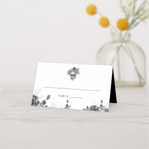 Carte De Placement Jusqu'à ce que la mort nous sépare Mariage de crân