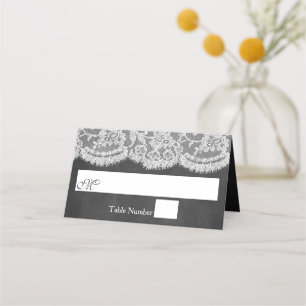 Carte De Placement La collection de Mariages Chalkboard & Lace