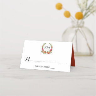 Carte De Placement La collection de Mariages d'été de Bohême