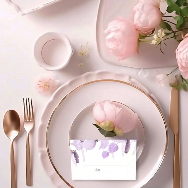 Carte De Placement Lavande classique Eucalyptus Parties scintillant M (Créateur téléchargé)