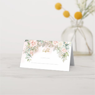 Carte De Placement Lavush rose bouquet mariage carte place