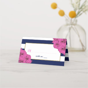 Carte De Placement Le Chic Moderne Luxe Mariage Collection Rose Roses
