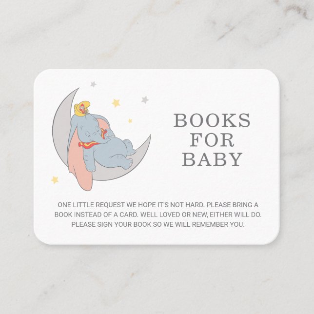 Carte De Placement Le Dumbo de Disney | Au-dessus de la lune (Devant)