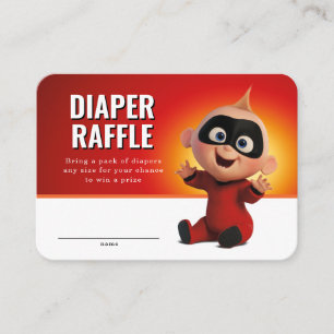 Carte De Placement Les Incroyables Baby showers Déchets Raffle