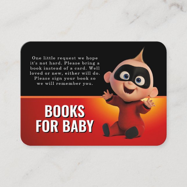 Carte De Placement Les livres de Baby shower incroyables pour bébé (Devant)