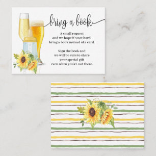 Carte De Placement Les tournesols apportent un livre Bubbles Baby sho