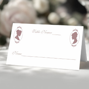 Carte De Placement Lesbiennes Mariées Regency Rose Roses