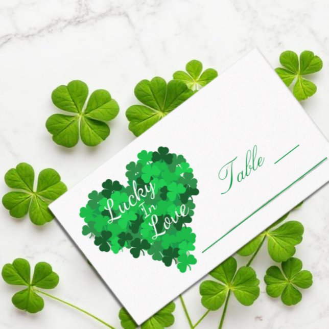 Carte De Placement Lucky In Love Mariage (Créateur téléchargé)