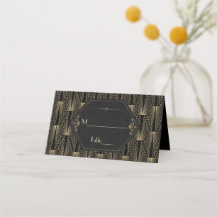 Carte De Placement Mariage Art Déco Roaring 20s Gatsby le Magnifique