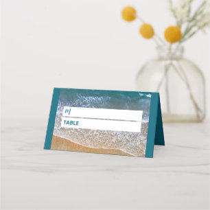 Carte De Placement Mariage Blue Sea Beach