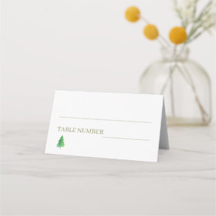 Carte De Placement Mariage bohème floral d'arbre de forêt