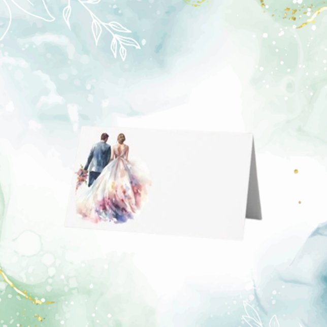 Carte De Placement Mariage classique Boho Floral (Rustic Boho Floral Wedding Place Cards | Classic & Elegant Designs)