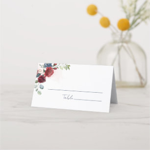 Carte De Placement Mariage d'aquarelle Bourgogne