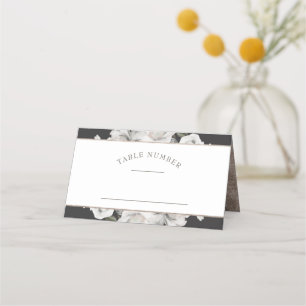 Carte De Placement Mariage de siège Rose vintage Cherish Numéro de ta
