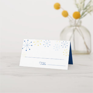 Carte De Placement Mariage de style moderne moderne rétro Vintage