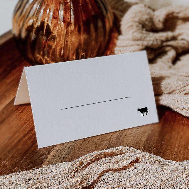 Carte De Placement Mariage d'option de repas de boeuf (Créateur téléchargé)