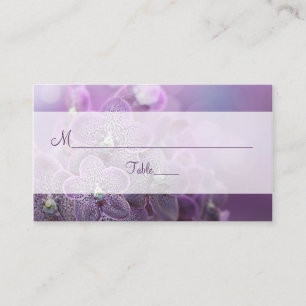 Carte De Placement Mariage d'orchidée violette - Occasion spéciale Ca