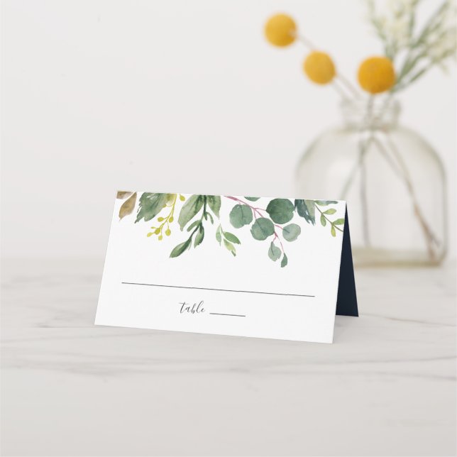 Carte De Placement Mariage Eucalyptus Grove (Devant)
