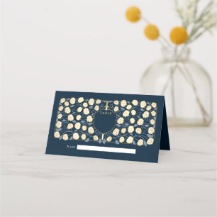 Carte De Placement Mariage Fantasy Médiéval Monogramme Épée & Bouclie