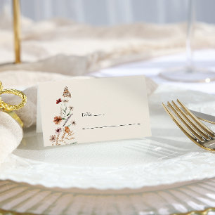 Carte De Placement Mariage Floral Boho