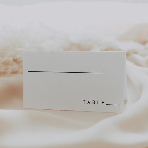 Carte De Placement Mariage minimaliste moderne