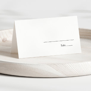 Carte De Placement Mariage minimaliste moderne élégant