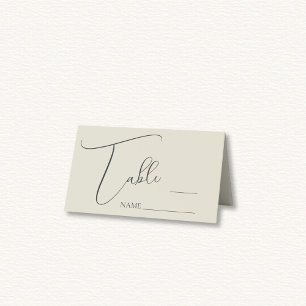 Carte De Placement Mariage Oyster Shells