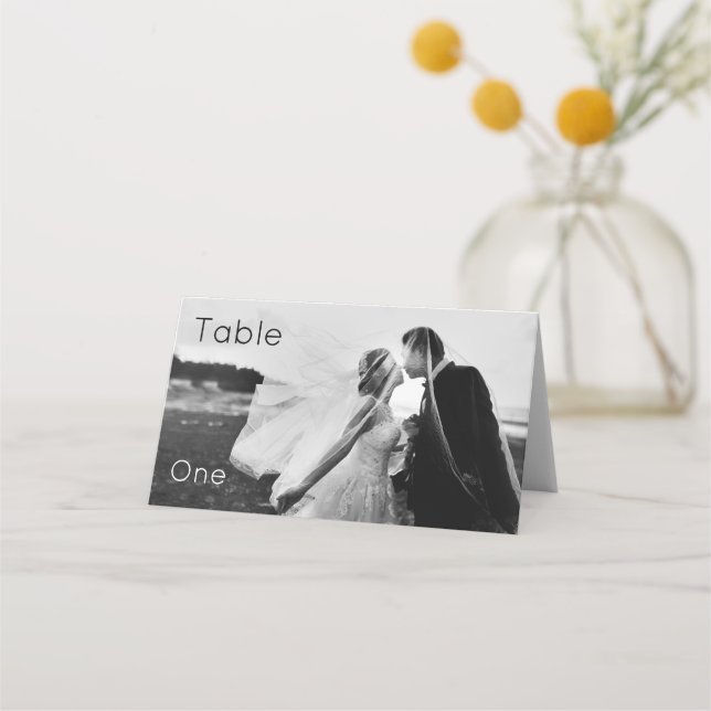 Carte De Placement Mariée et salle (Devant)