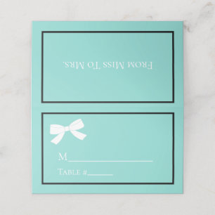 Carte De Placement Mariée Mlle À Mme Shower Mariée Tea Party