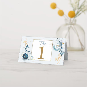 Carte De Placement Marques Blue and Gold Food de la Marine