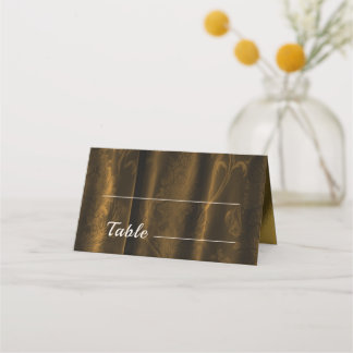 Carte De Placement Mascarade Ligne Vierges Bronze Or Royal Pourpre