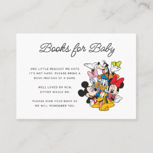 Carte De Placement Mickey & Friends   Livres pour Baby Insert Card
