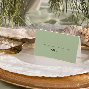Carte De Placement Minimaliste simple Mariage de taille