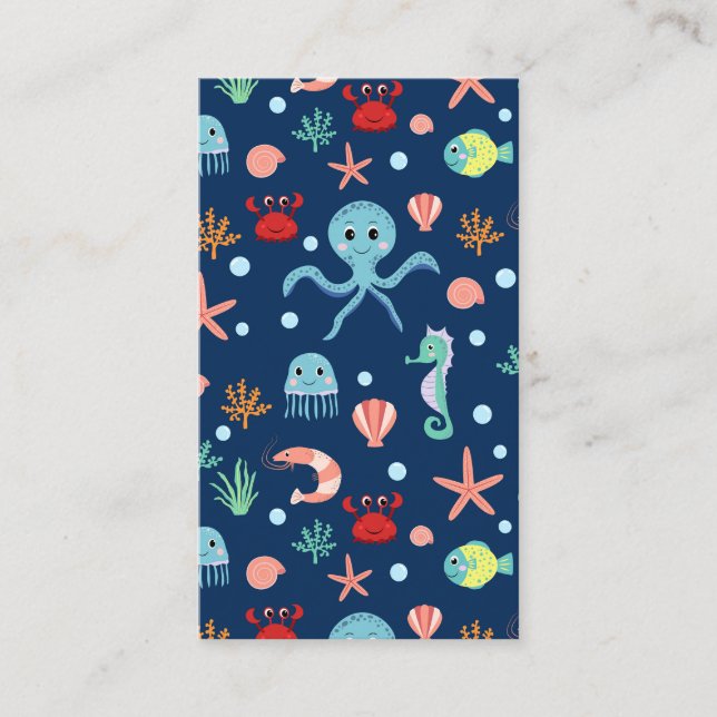 Carte De Placement Monde marin (Devant)