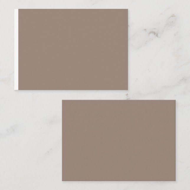 Carte De Placement mur marron avec (Devant / Derrière)