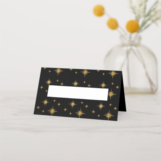 Carte De Placement Name Place Card-Starry Night (Devant)