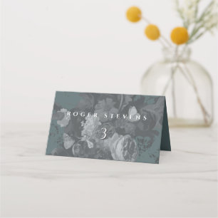 Carte De Placement Nature morte Floral Artistique Classique Vert Ardo